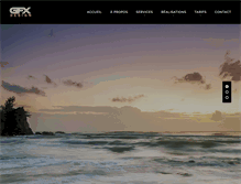 Tablet Screenshot of gfx-design.be